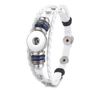 White Snap Bracelet for Snap Jewelry